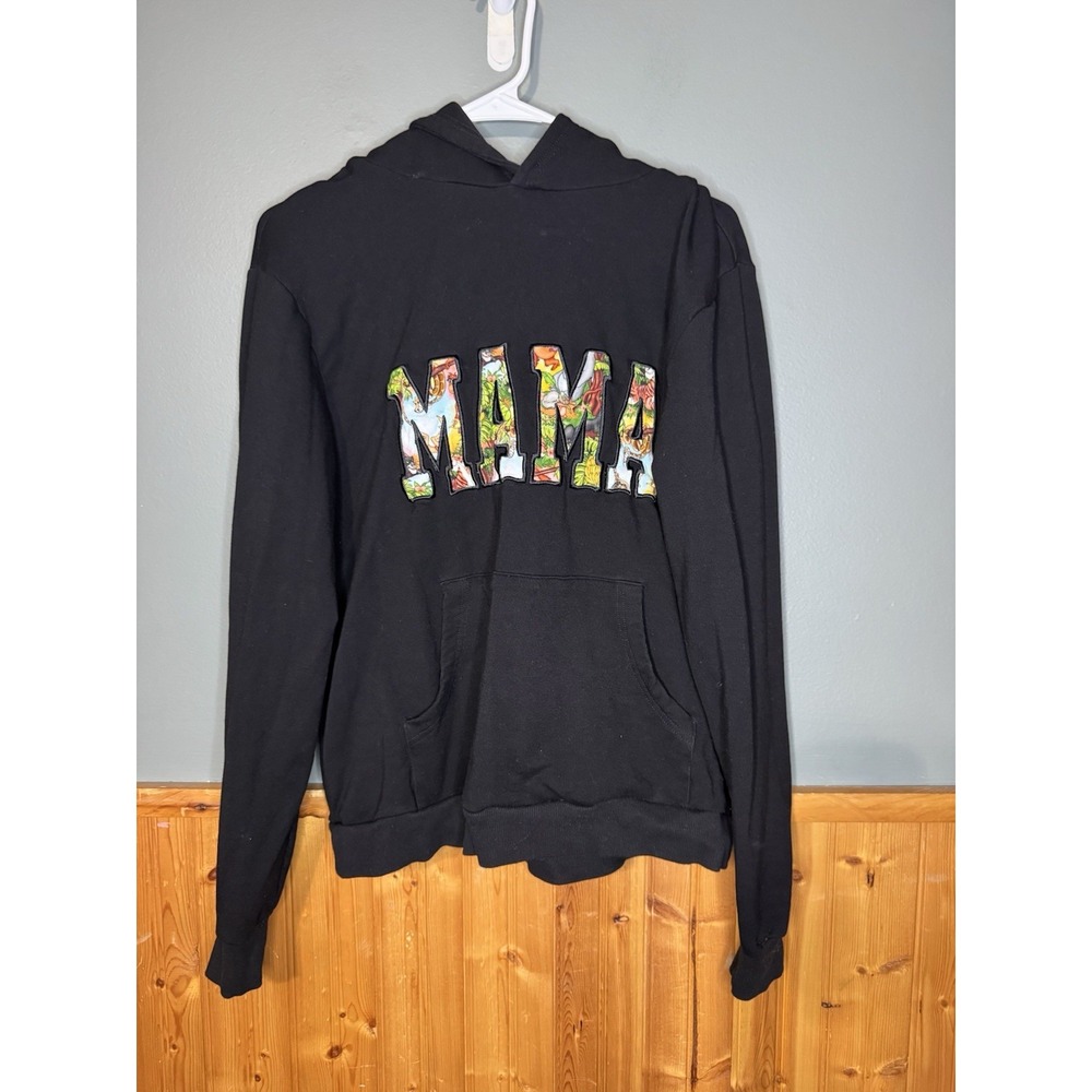 BAMBOO‎ NECESSITIES Women's XL Mama Hooded sweatshirt French Terry Donald Duck